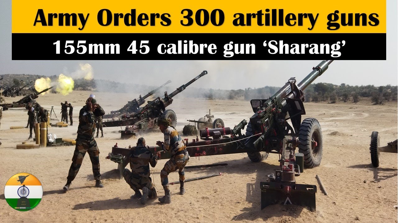 #breakingnews AWEIL has received an order to manufacture 300 Sharang guns for Indian Army