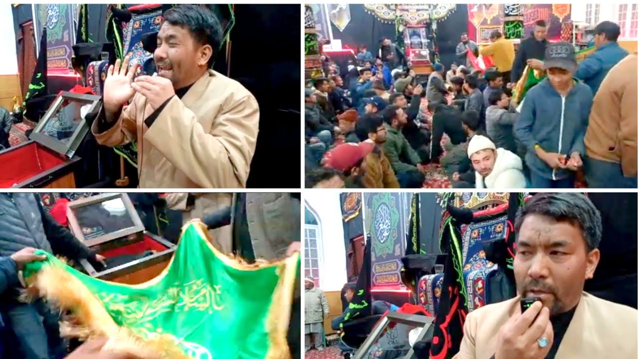 شہادت حضرت فاطمہ زہرا سلام اللہ علیہا مجلس عزاء||LEH LADAKH||@Helbi_akbar_khan 