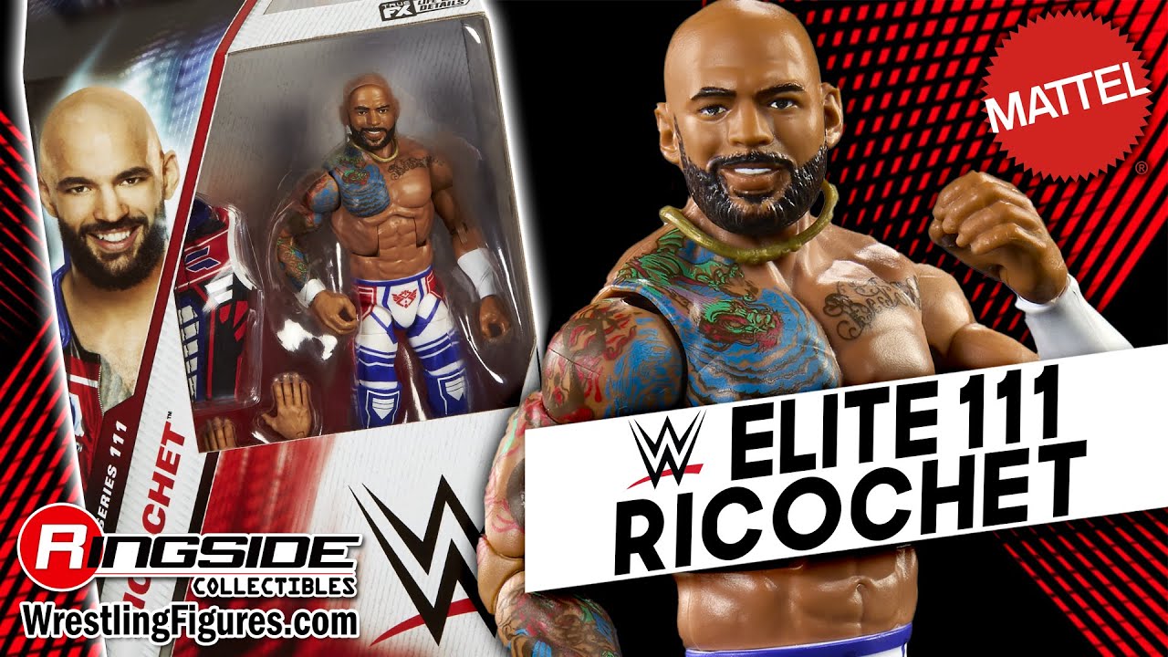 WWE Figure Insider: Ricochet - Mattel WWE Elite 111 Wrestling Action Figure! HIGH FLYING FUN