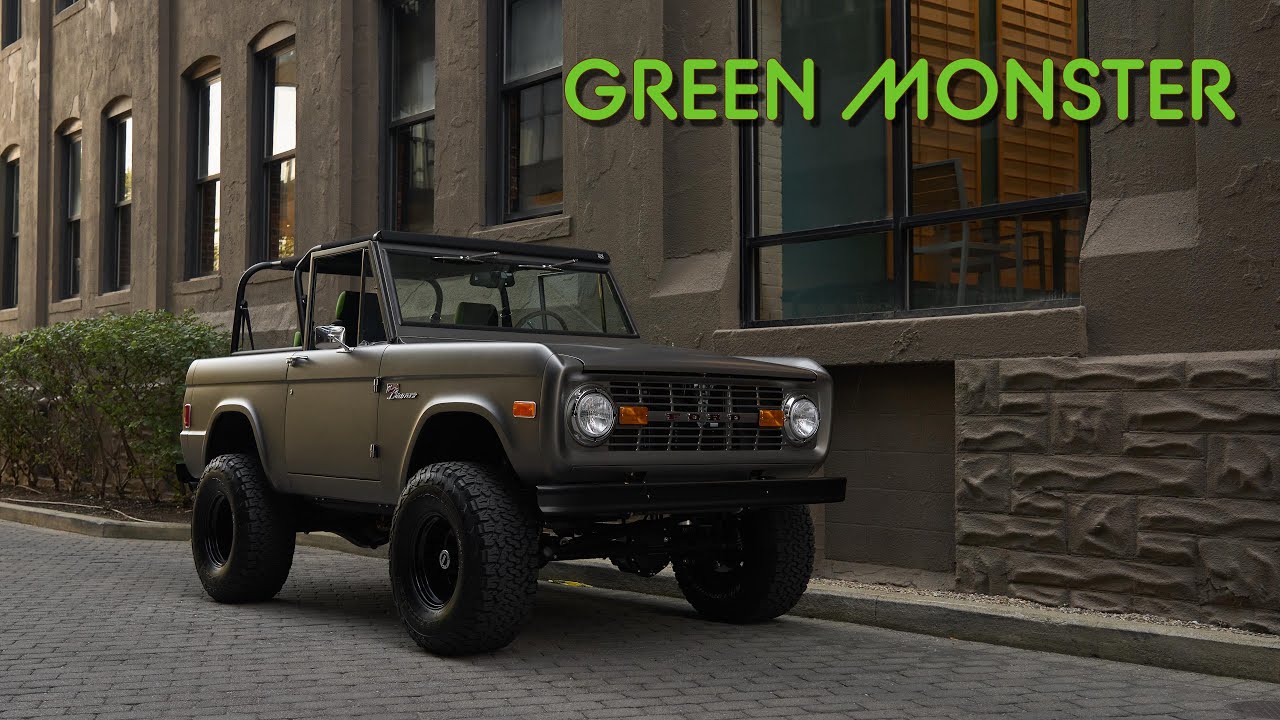 1977 Classic Ford Bronco Presents - Green Monster