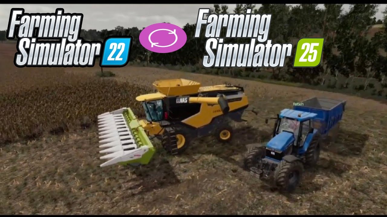 Corn 🌽 Harvesting | Agro North map | Agriculture | Realistic Farming | virtual farming #fs22 #fs25