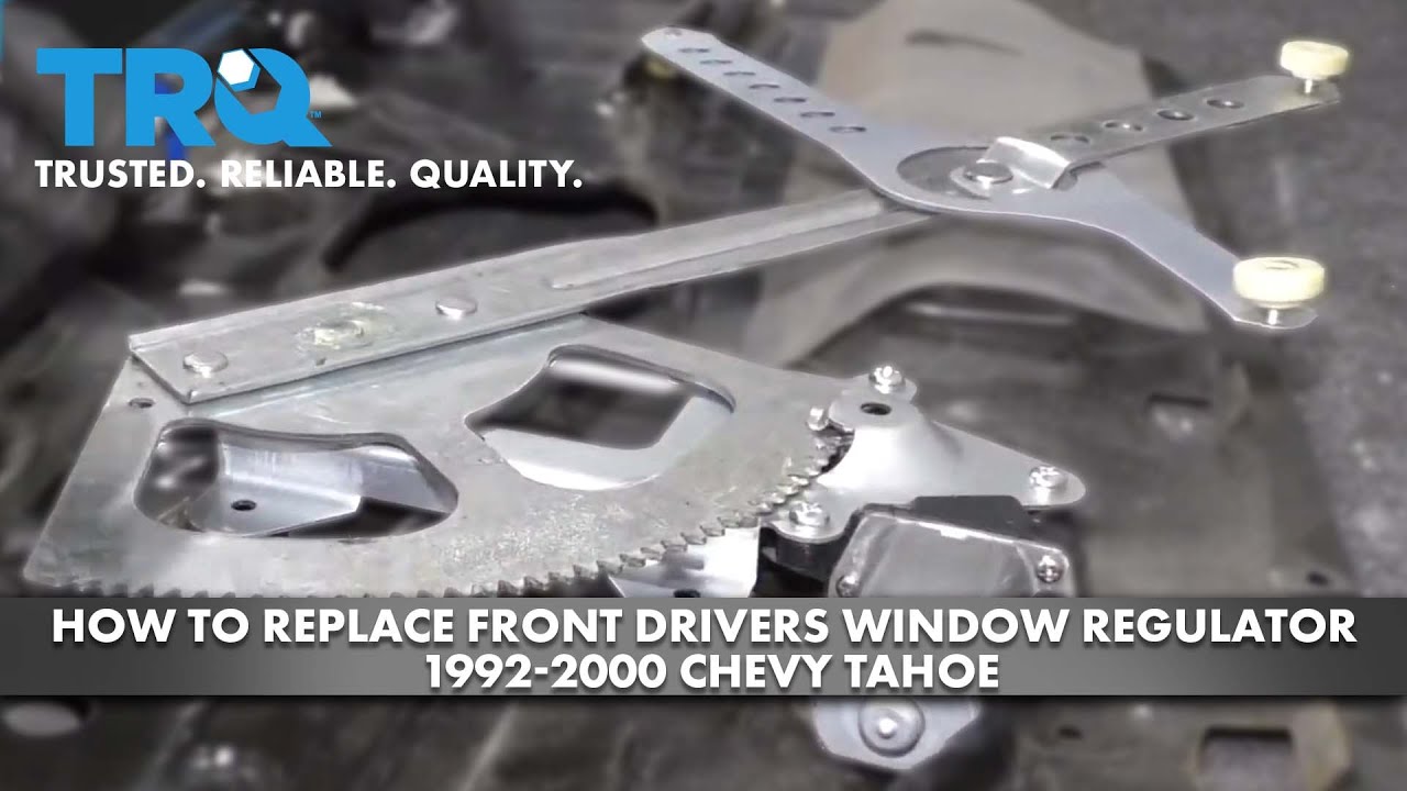 How to Replace Front Drivers Window Regulator 1992-2000 Chevy Tahoe