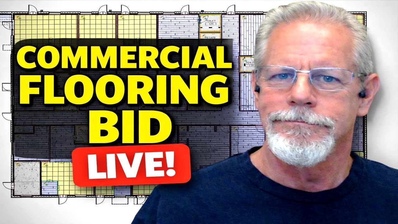 How To Build A Commercial Flooring Estimate From Scratch | Live Bid Walkthrough
