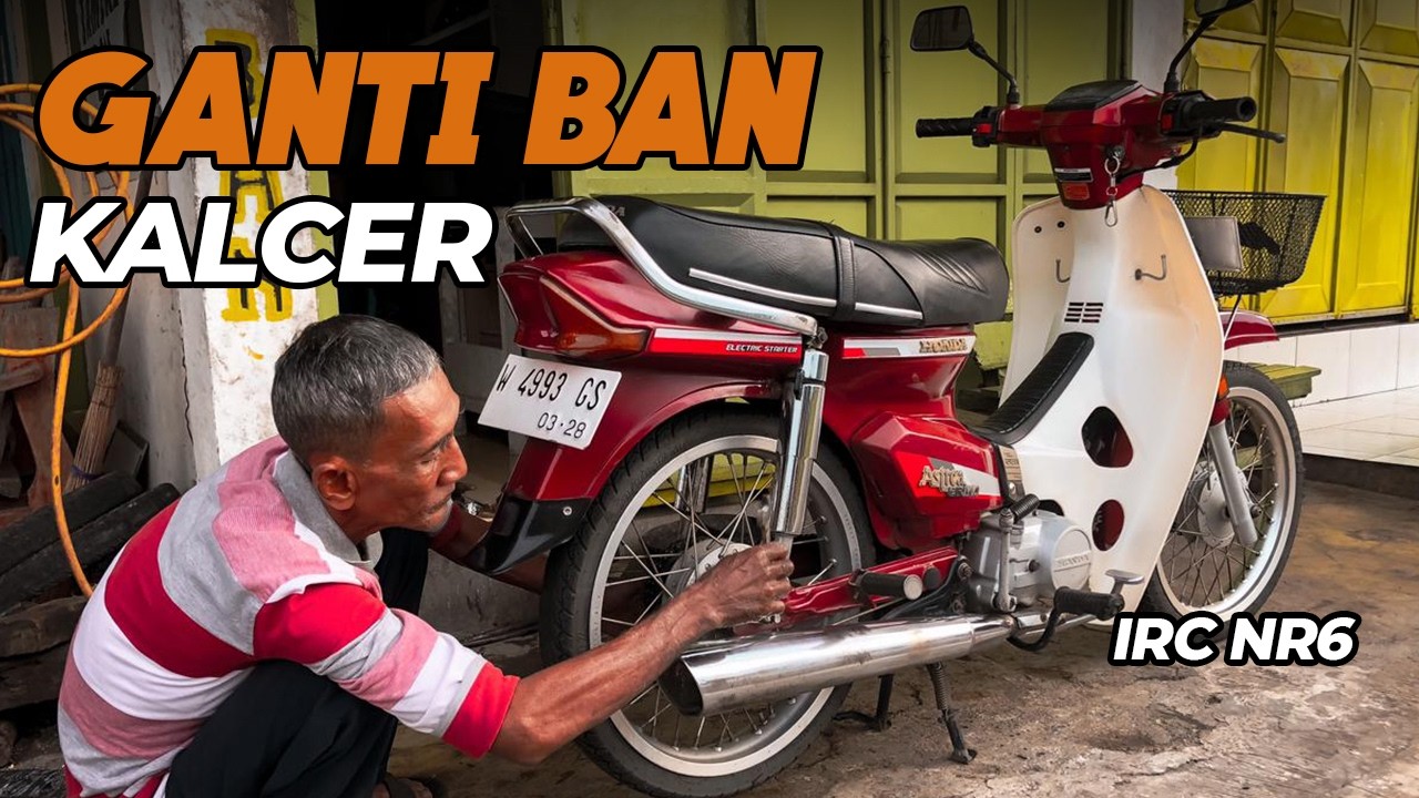 GANTI BAN KALCER IRC NR6 SOLUSINYA #astreaprima