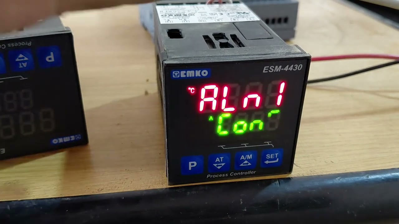 EMKO ESM-4430 | Process controller ( EMKO-4430 ) RTD Sensor Setting | PT100 SENSOR  OUTPUT OUTPUT 