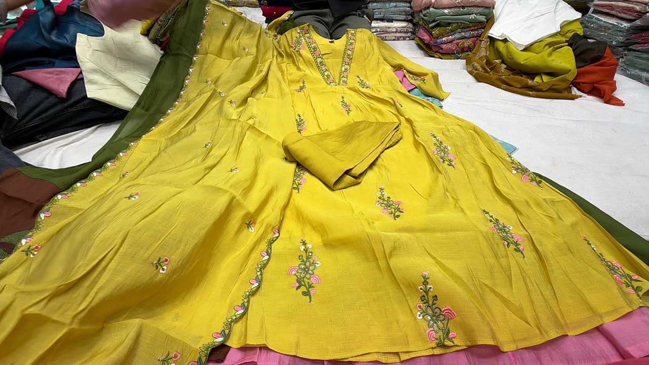 chickpet Bangalore wholesale designer kurti sets||Single piece courier available