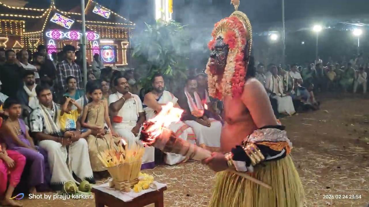 ಕಾಪು ಕಲ್ಕುಡ ದೈವದ ತೂತ ಗೊಬ್ಬು KALKUDA KOLA#kola #tulunad 