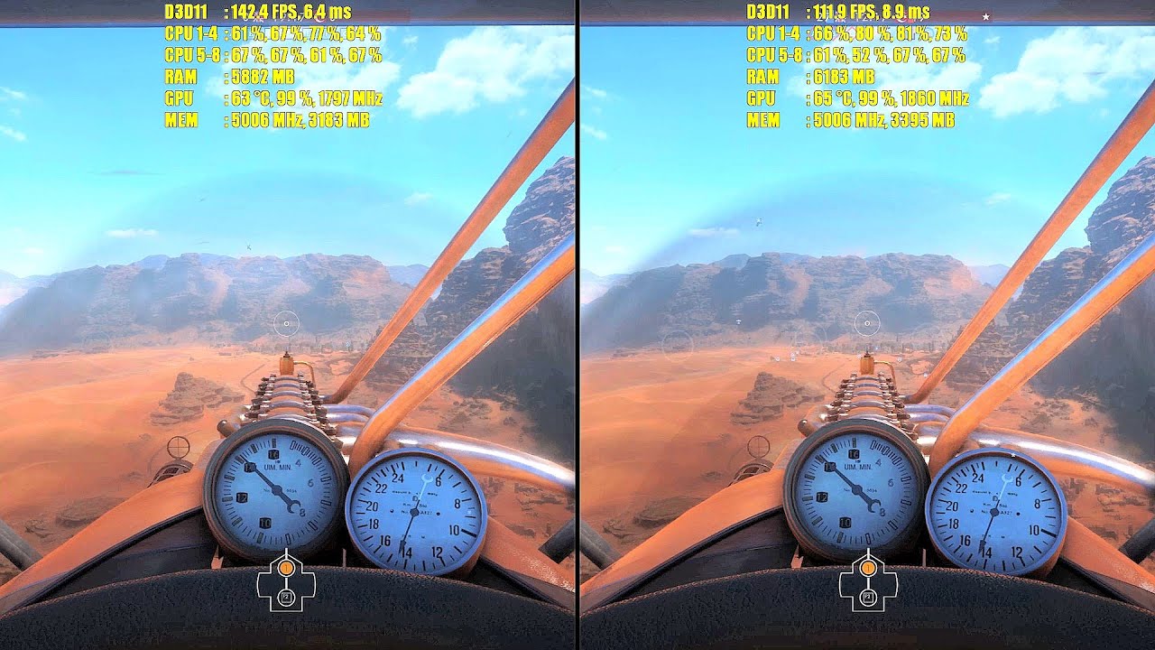 Battlefield 1 Beta Titan X Pascal Vs GTX 1080 1440p Ultra Settings Frame Rate Comparison