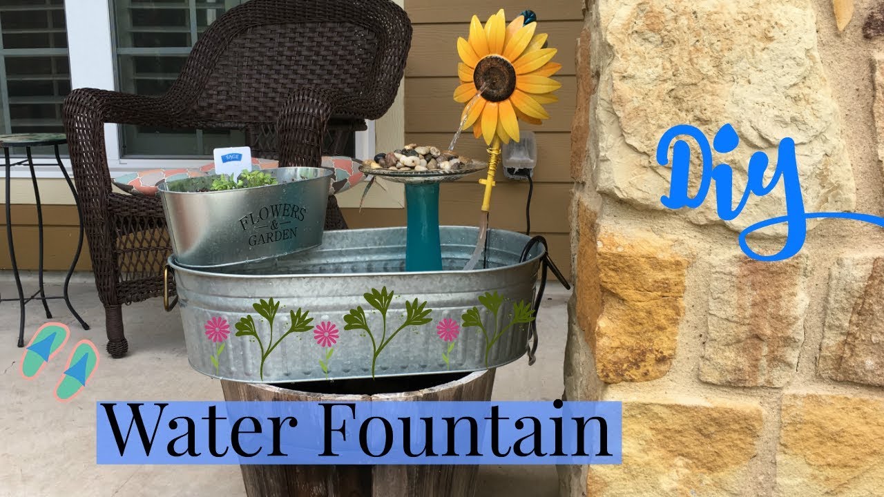 DIY Water Fountain | Easy and Inexpensive