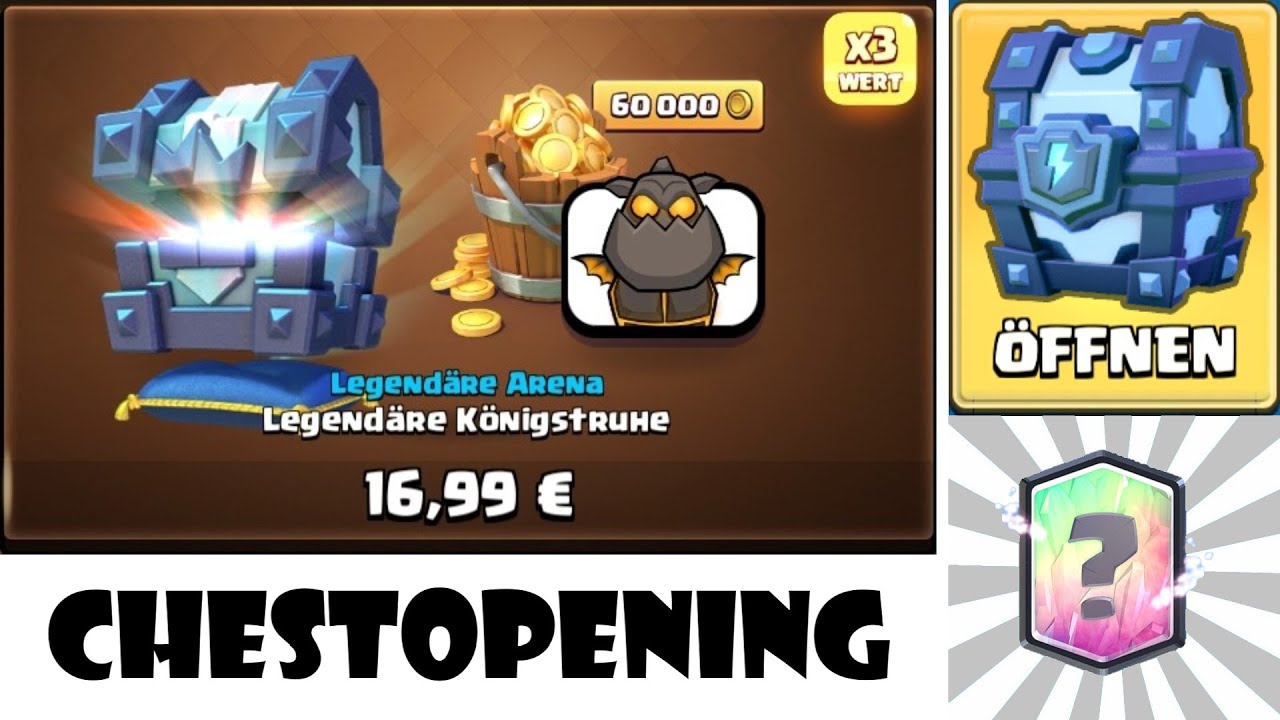 LAVAHUND EMOTE KAUFEN + XXL CHESTOPENING | Clash Royale