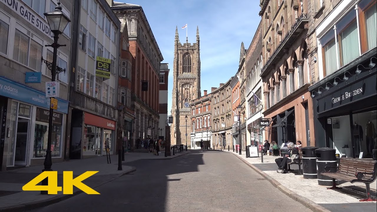 Derby Walk: City Centre【4K】