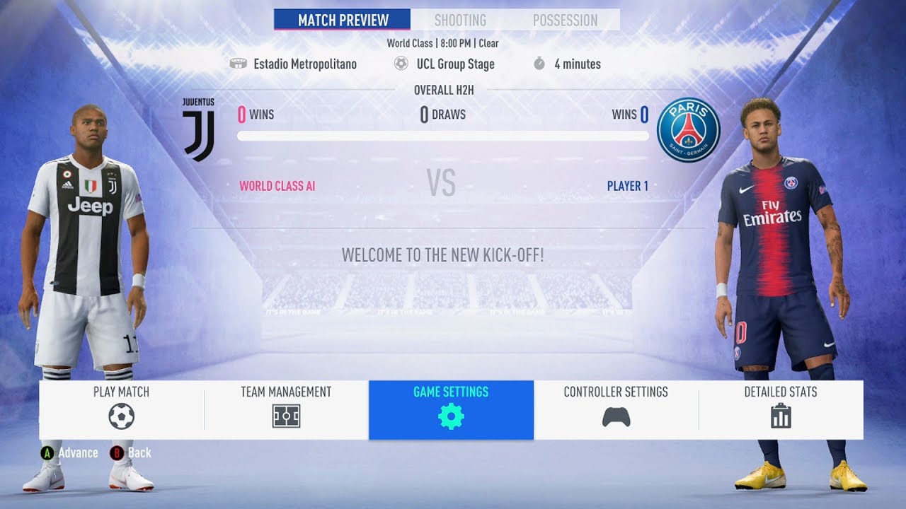 FIFA 19 — Ювентус против ПСЖ. ПОЛНЫЙ ГЕЙМПЛЕЙ