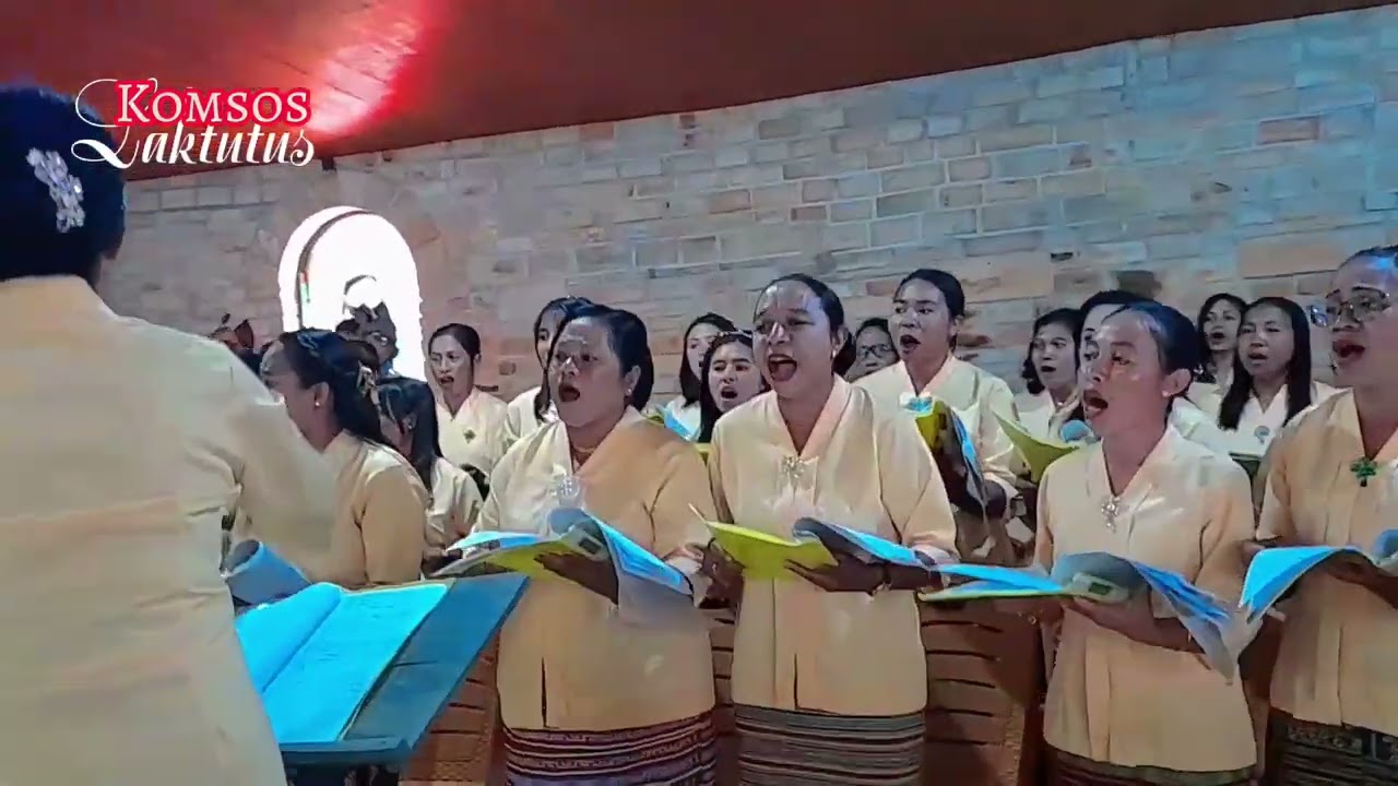 Pertama Dalam sejarah Penthabisan Gereja. Paroki Hati Kudus Yesus Laktutus. 25 Oktober 2023