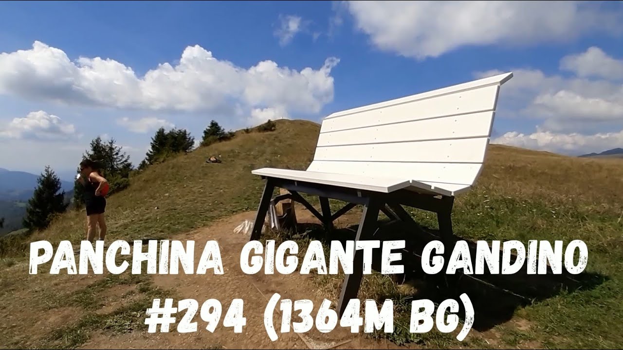 (BB16) Panchina Gigante Gandino #294 (1364m, BG) e (12B) Monte Sparavera (1369m)