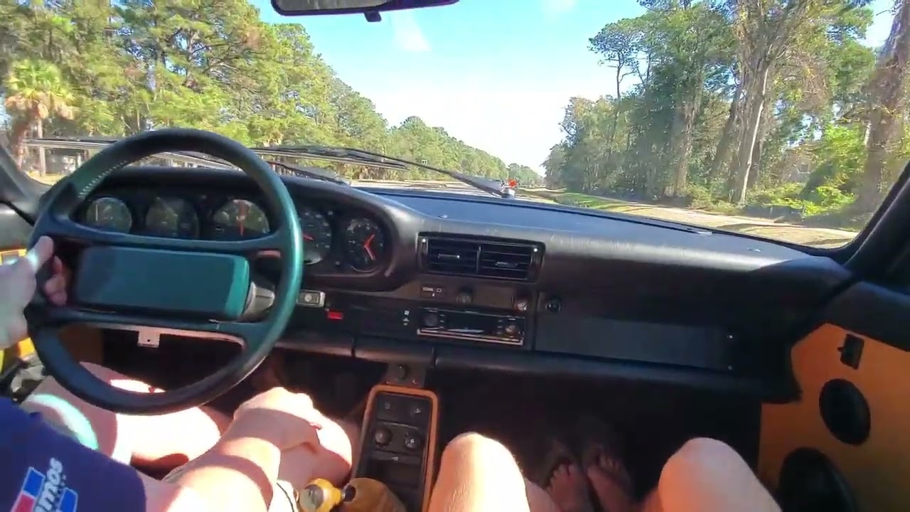1988 Porsche 911 Turbo Cab Driving Video