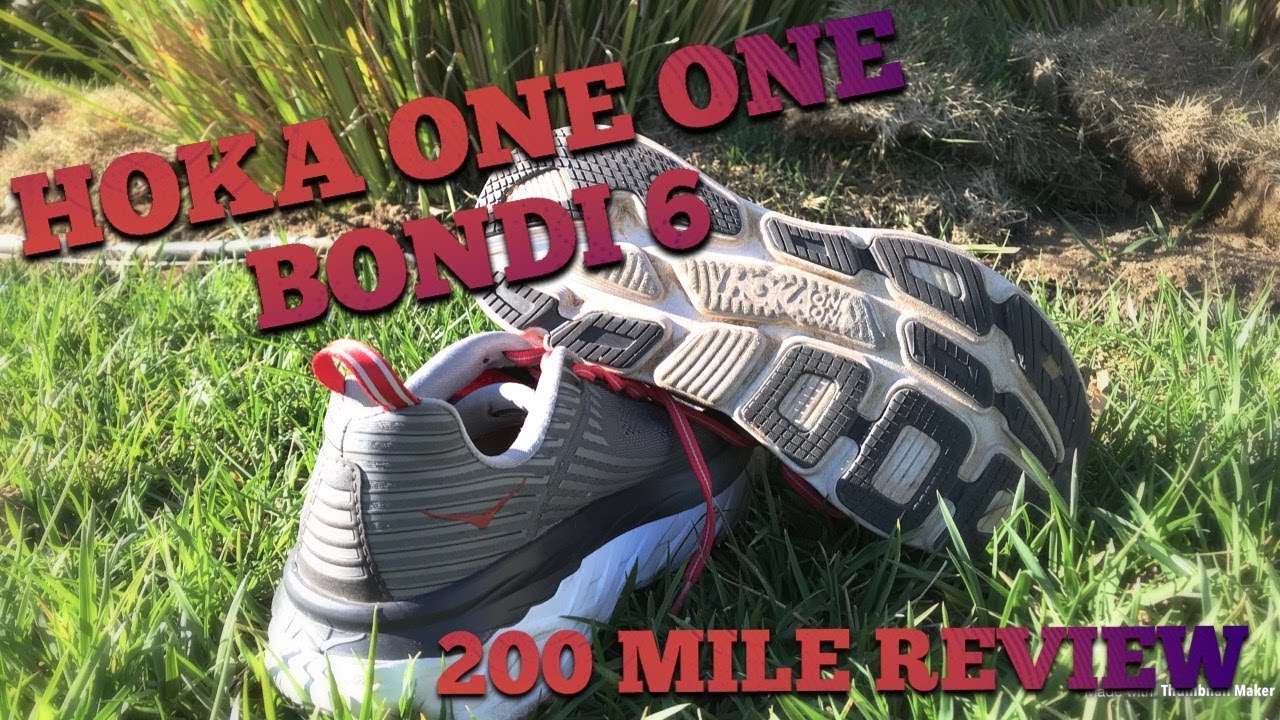 HOKA ONE ONE BONDI 6 REVIEW AFTER 200 MILES!! BEST SHOE EVER?