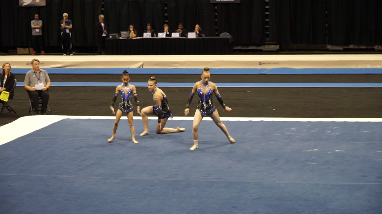 eagc 13-19 women's trio milwaukee 2017 acro nationals