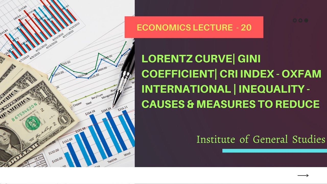 [UPSC-Economic Series]-Lecture 20 - Lorentz Curve| Gini Coefficient| CRI Index [IAS/ RBI/ SEBI/ PCS]