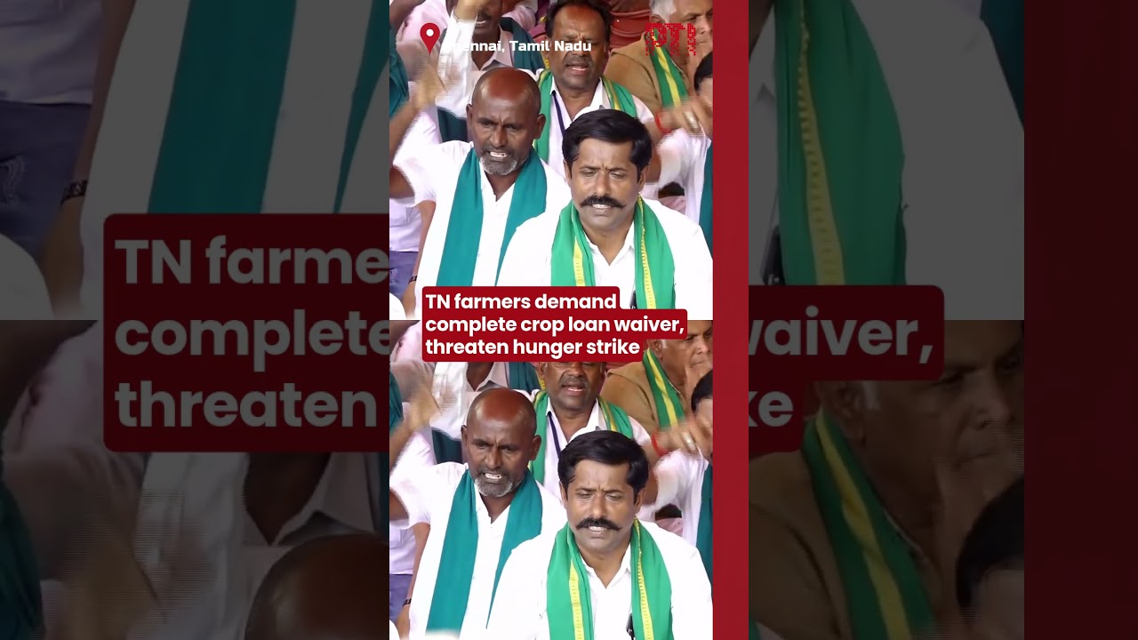 TN farmers demand complete crop loan waiver, threaten hunger strike