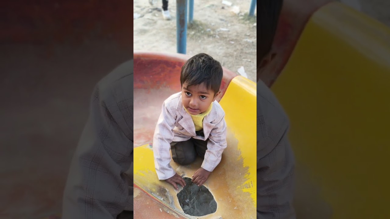 Kid Stuck on a Broken Slide 😱 