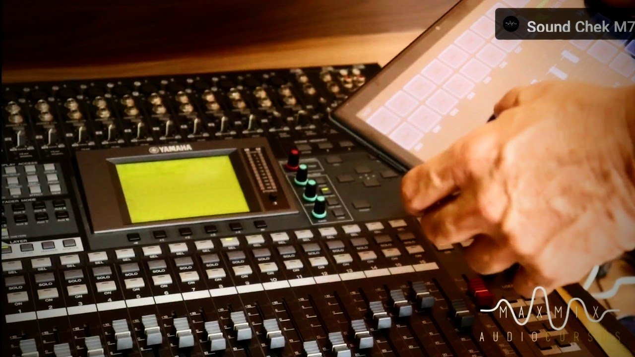 COMO USAR O AIR FADER NA 01V YAMAHA LS 9 E M7CL