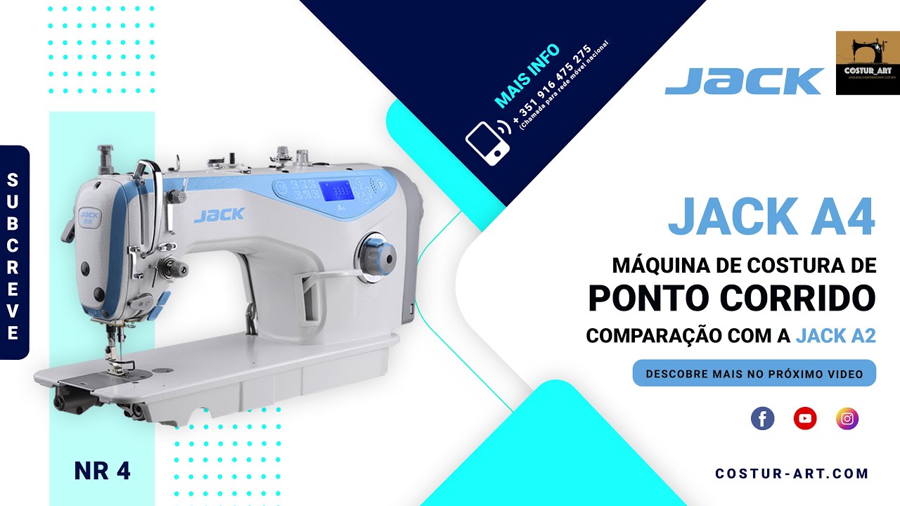 JACK A4 - Apresentação e comparação com a JACK A2