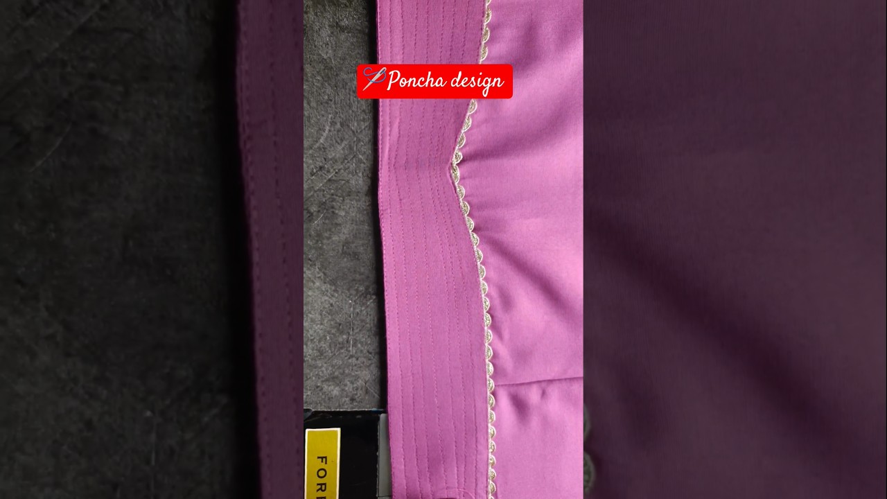 #salwar design with lace & ankering #poncha #fashion #diy #shorts #sewingprojects  #laces #ytshorts