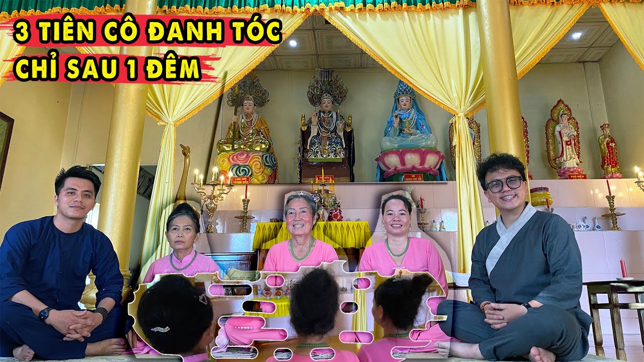 Bí Ẩn 3 Tiên Nữ Đanh Tóc chỉ Sau 1 Đêm của Mẹ Diêu Trì