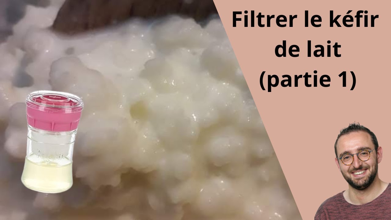 Comment filtrer le kéfir de lait et faire un fromage frais (partie 1) ?