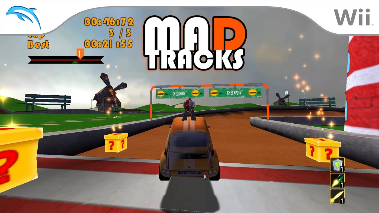 Mad Tracks (EUR) | Dolphin Emulator 5.0-12346 [1080p HD] | Nintendo Wii