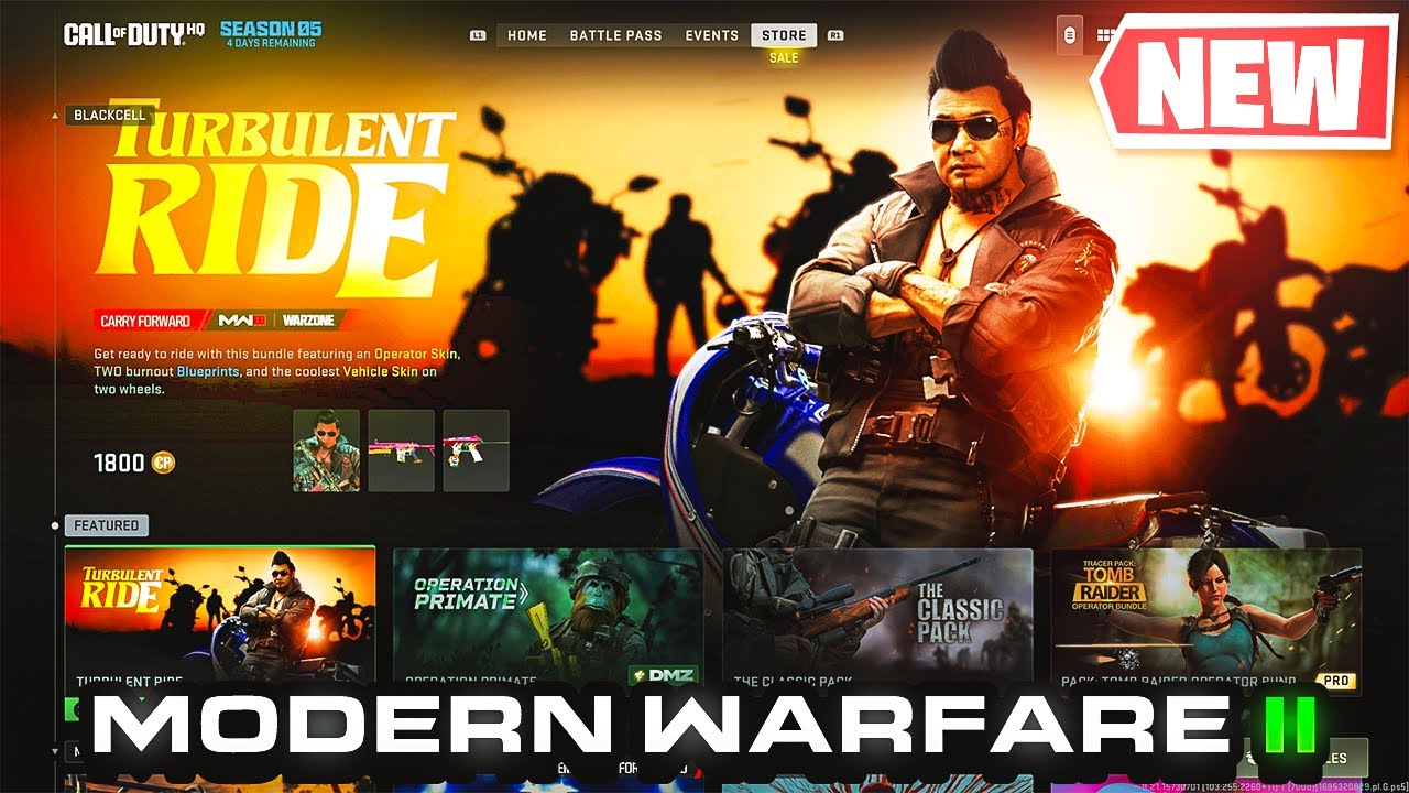 1 New STORE BUNDLE RELEASED In MODERN WARFARE 2 Season 5 RELOADED! 22/09/23