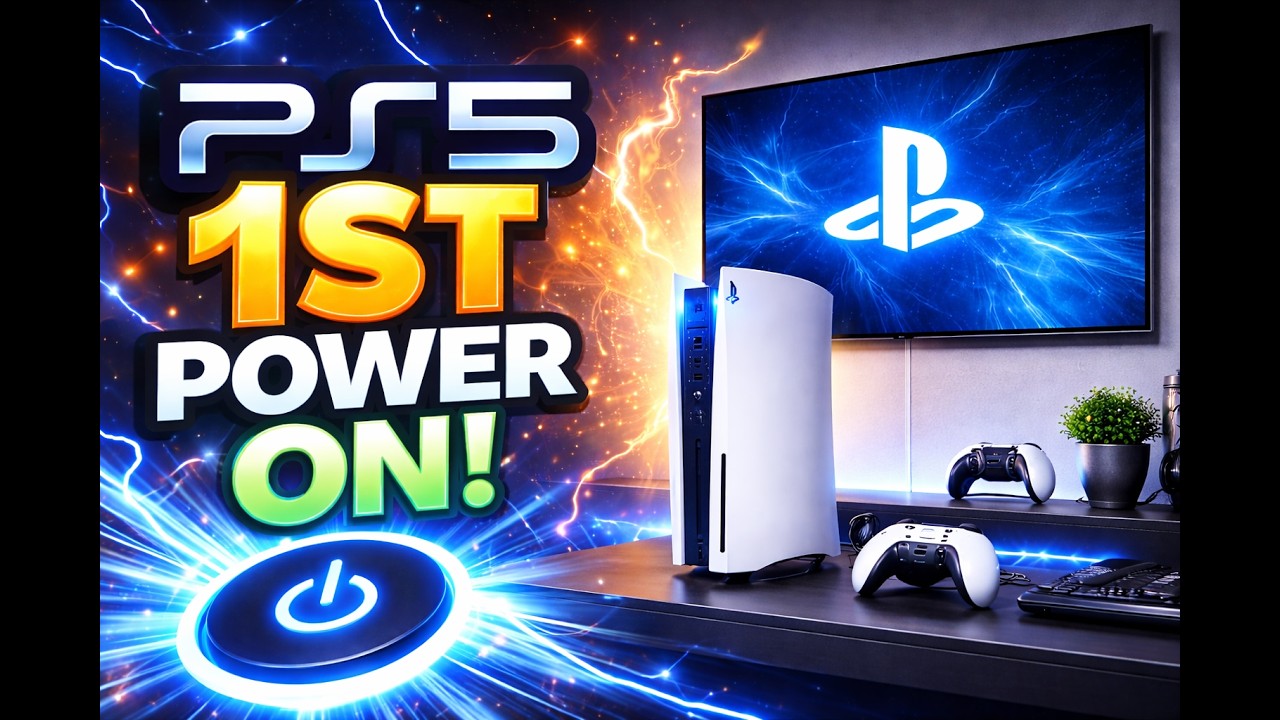 PS5 First Power On ⚡ | This Is Where It Begins 🎮