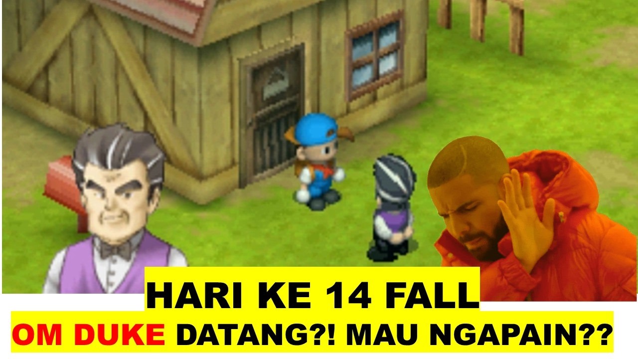 HARVEST MOON BACK TO NATURE HARI KE 14 OM DUKE DATANG?? MAU NAGIH UTANG?? NGAPAIN YA?!