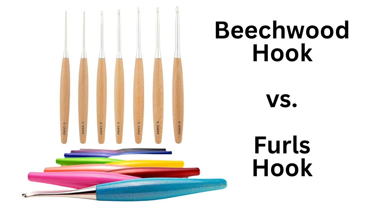 BEECHWOOD Hooks vs. FURLS Hooks | Which is better? #furls #crochethook #crochethooks