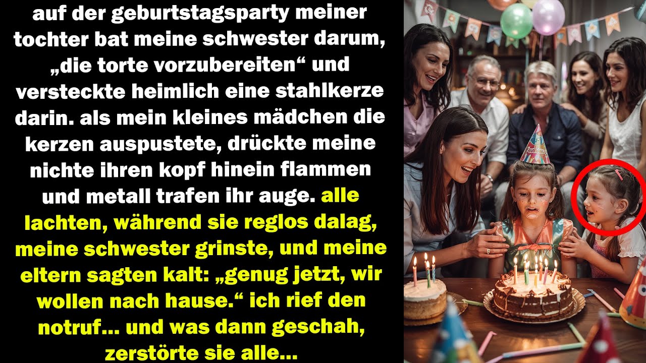 meine schwester ruinierte den geburtstag meiner tochter was dann geschah zerstörte die ganze familie