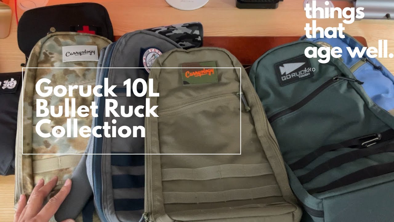 My 10L Goruck Bullet Ruck Collection (1440p/1080p)