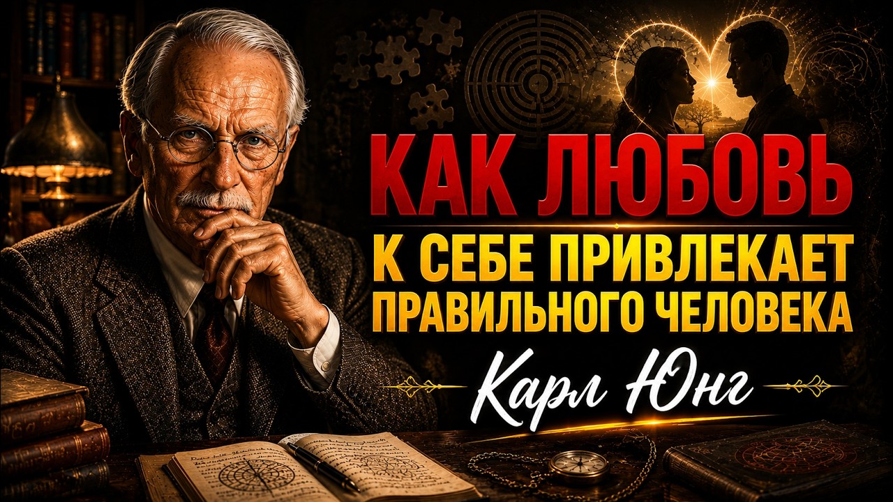 КАК ЛЮБОВЬ К СЕБЕ ПРИВЛЕКАЕТ ПРАВИЛЬНОГО ЧЕЛОВЕКА | УЧЕНИЯ КАРЛА ЮНГА