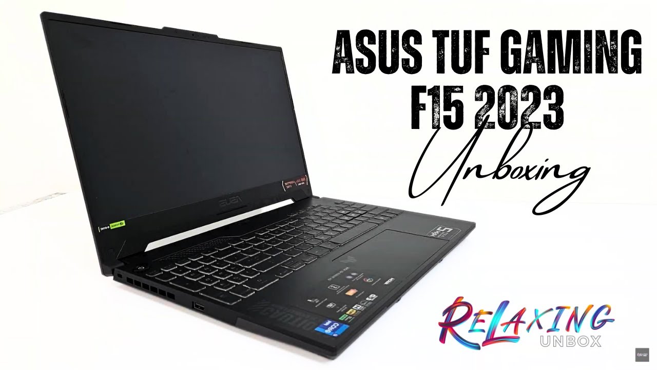 ASUS TUF Gaming F15 2023 Unboxing | i7 12700H/8GB/512GB/6GB RTX4050/144Hz