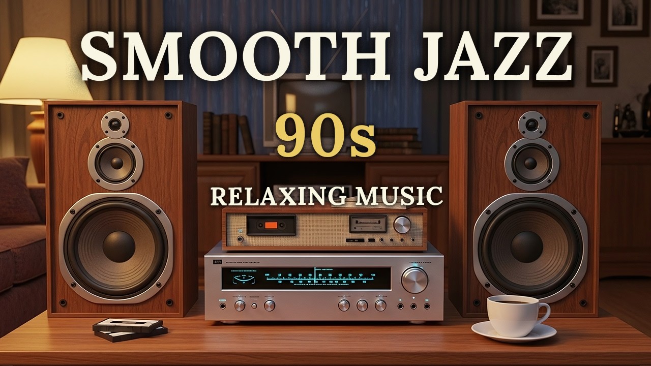 Smooth Jazz & Soulful R&B 90s 🎷 Calm Instrumental Music for Work, study & Nighttime