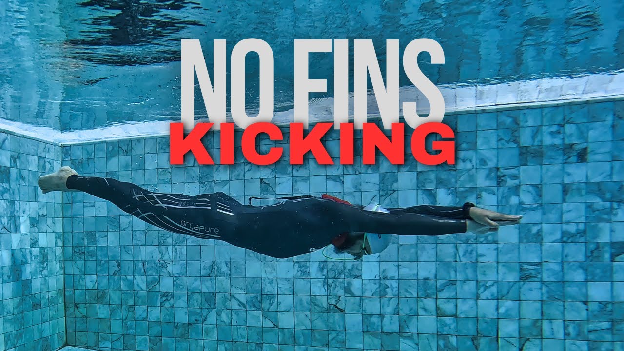 LEARN How To Do NO FINS Kicking For Freediving NOW