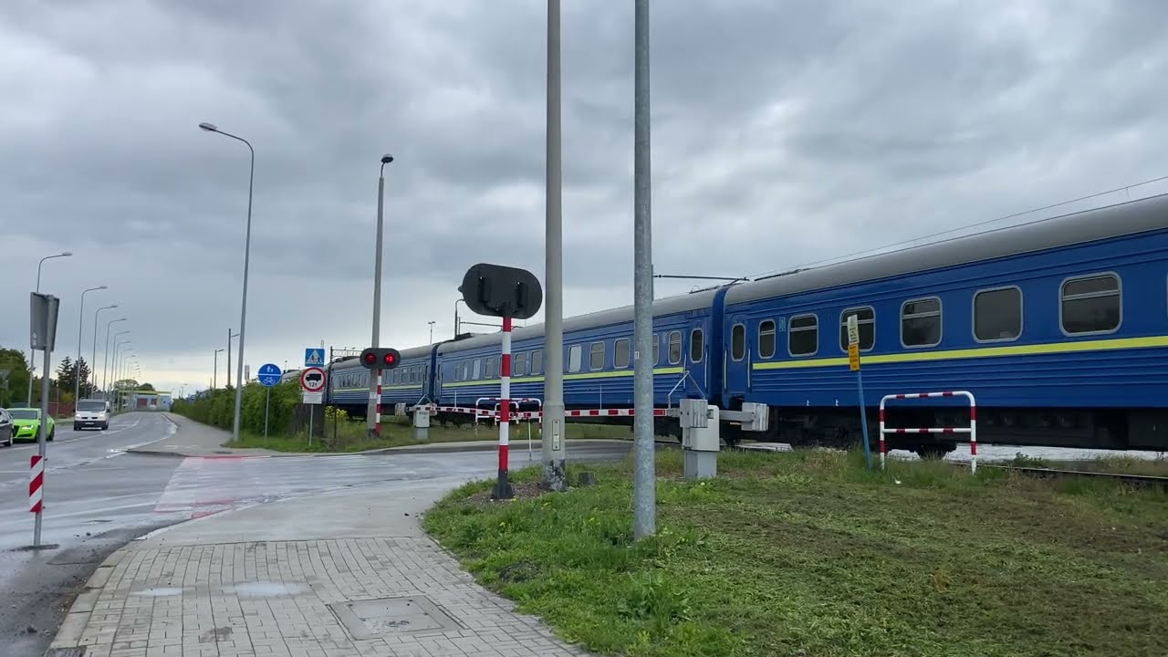 Chełm, ul. Stolarska, Przejazd Kowelski, przejazd kolejowy, railway crossing [4K]
