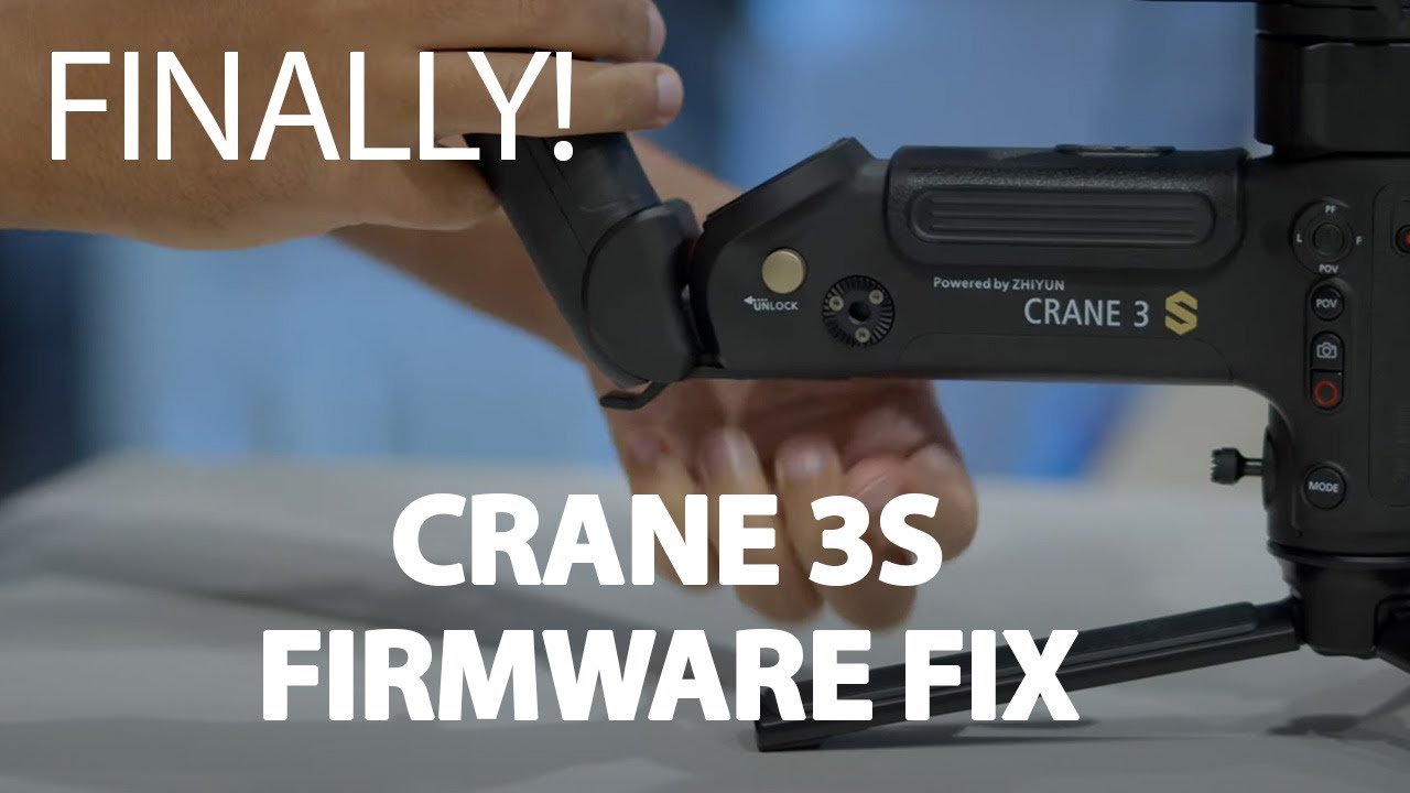 Zhiyun Crane 3S Firmware Update Fix
