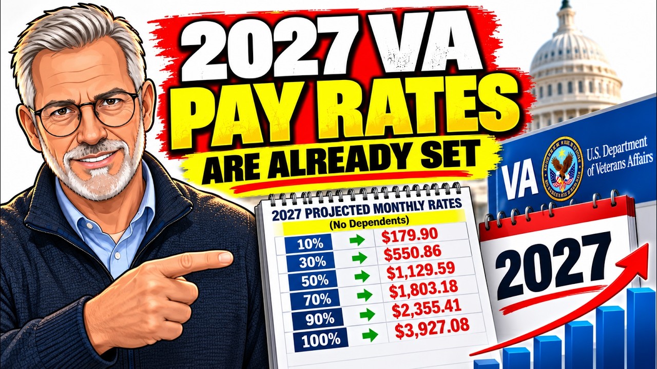 2027 VA Pay Rates Are Already Set | Here's Exactly What Every Disability Rating Will Pay