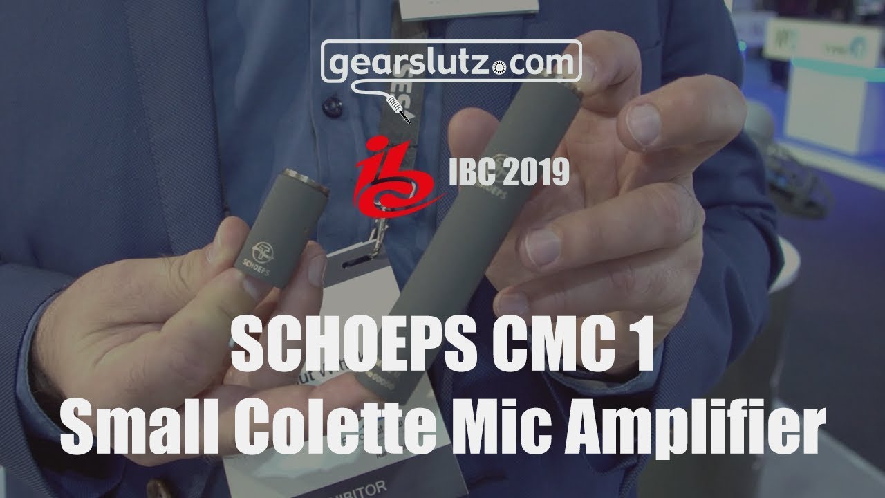 Schoeps CMC 1 Small Colette Mic Amplifier - Gearslutz @ IBC 2019