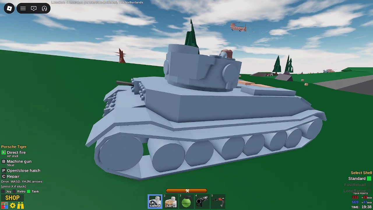 PORSCHE TIGER CLASSIC - Armored Patrol (MUGEN) | ROBLOX