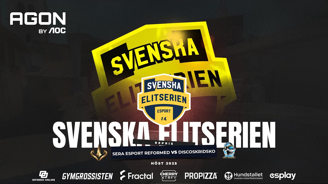 Svenska Elitserien CS2 | Höst 2025 | Sera Esport Reformed vs DiscoSkridsko