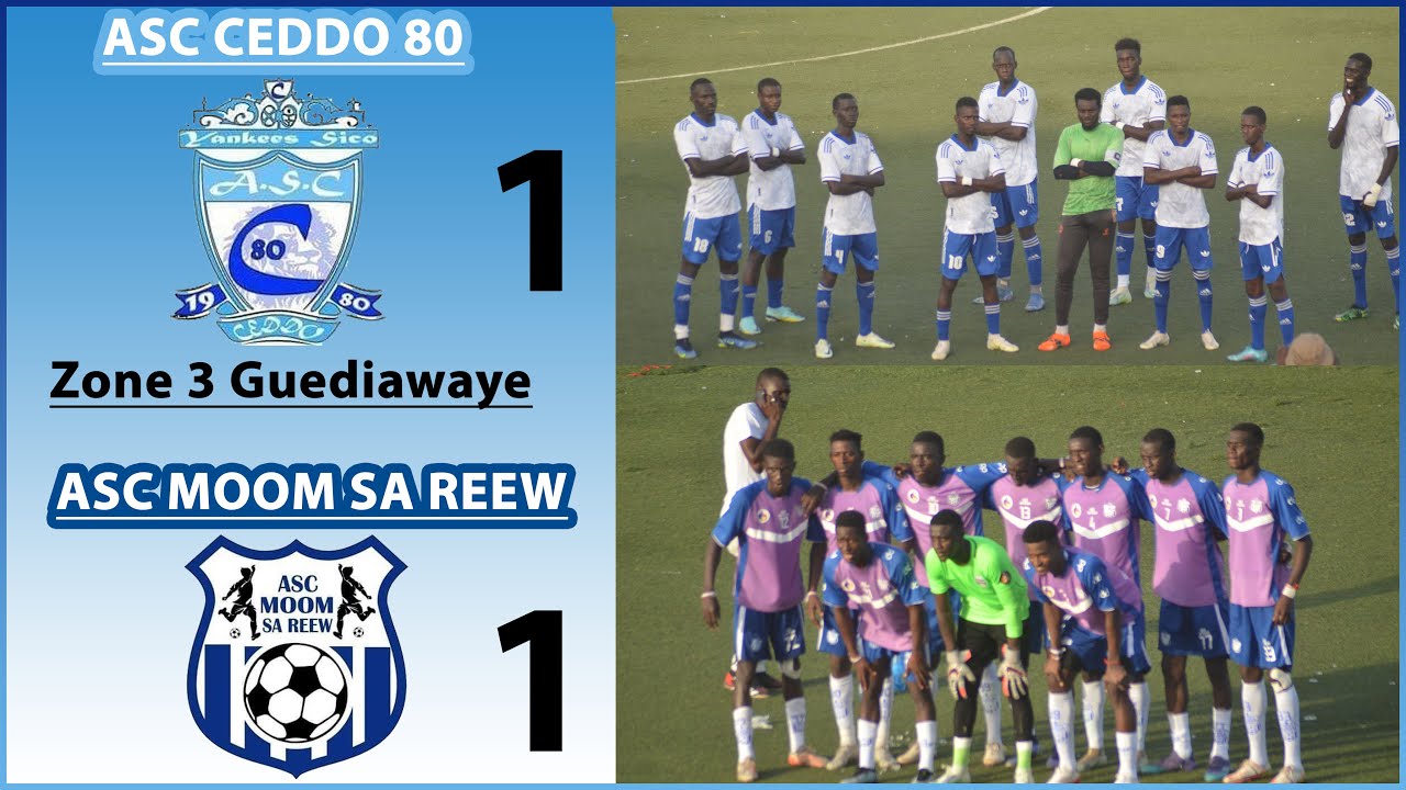 Résumé quart de final ASC CEDDO VS MOOME SA REEW, zone 3 de Guédiawaye
