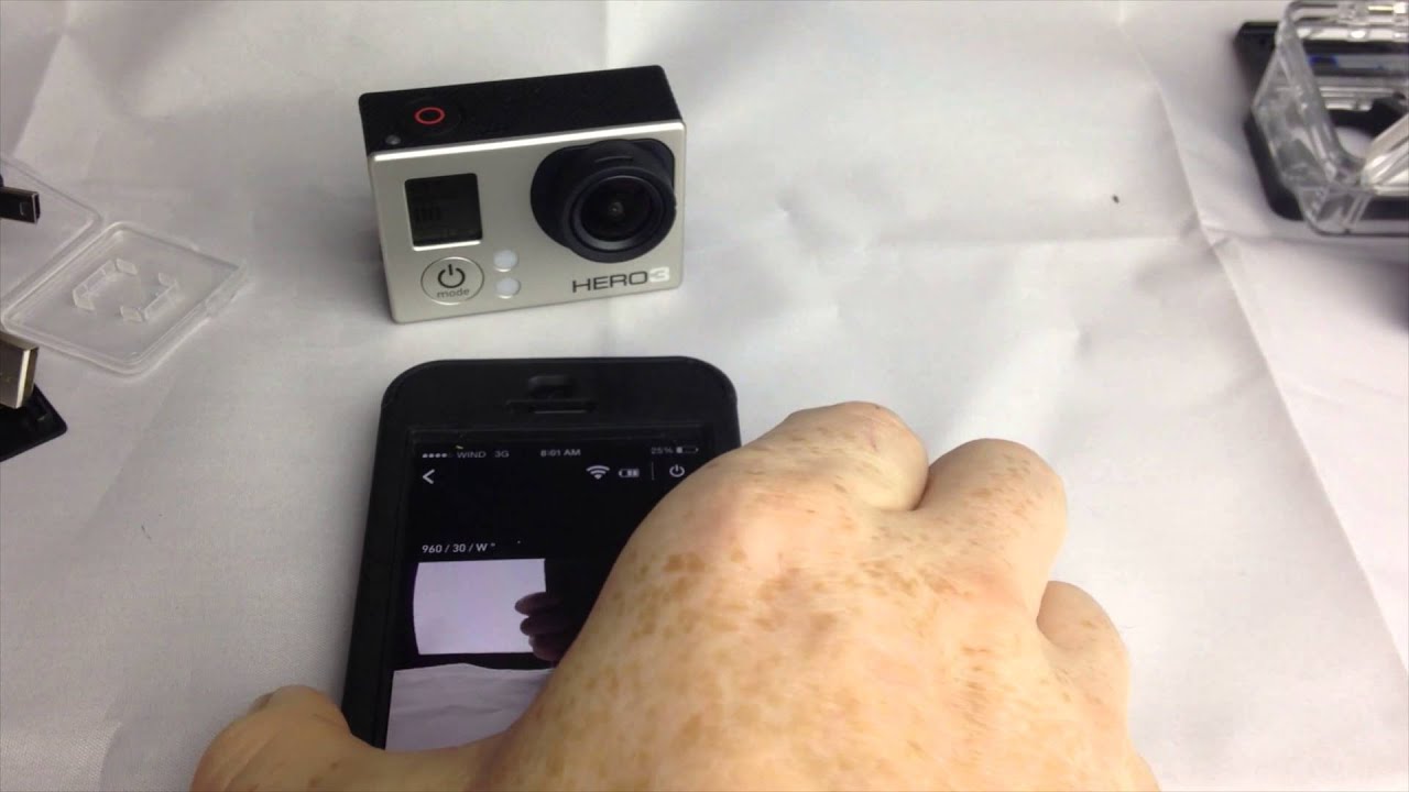 GoPro Hero how to Sync for the first time with iPhone iPad iPod Android Samsung