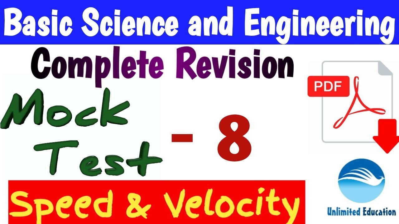 Target 35+ | Mock Test - 8 | Speed & Velocity | Basic Science & Engineering for RRB ALP CBT2