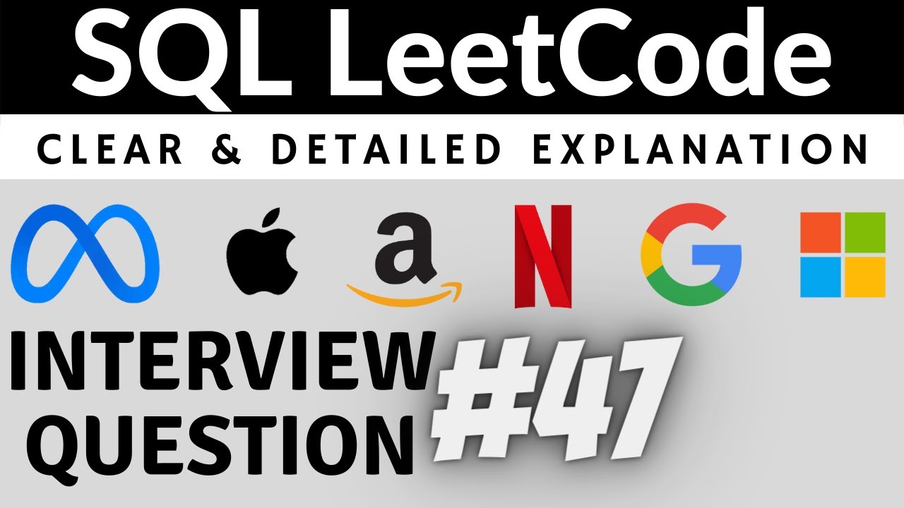 LeetCode 1795 Interview SQL Question with Detailed Explanation | Practice SQL